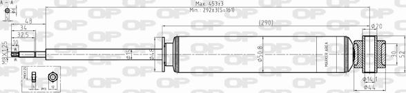 Open Parts SAB8288.32 - Амортизатор autozip.com.ua