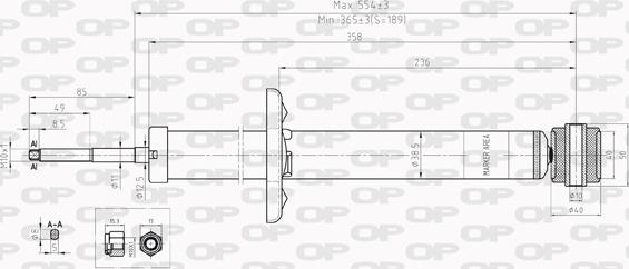 Open Parts SAB8227.32 - Амортизатор autozip.com.ua