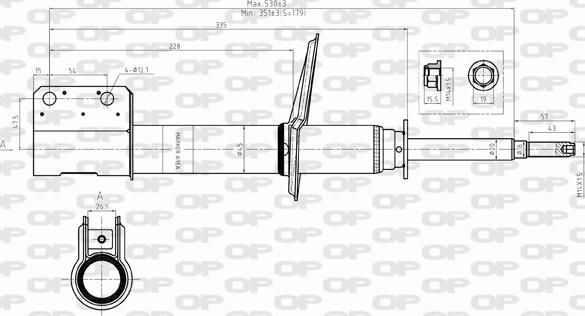 Open Parts SAB8275.31 - Амортизатор autozip.com.ua