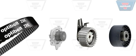 Optibelt KT 1426 W2 - Водяний насос + комплект зубчатого ременя autozip.com.ua