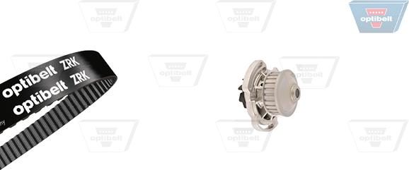 Optibelt KT 1567 W1 - Водяний насос + комплект зубчатого ременя autozip.com.ua