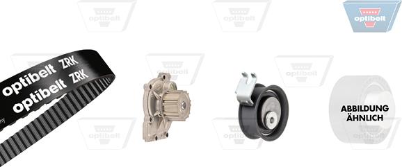 Optibelt KT 1300 W1 - Водяний насос + комплект зубчатого ременя autozip.com.ua