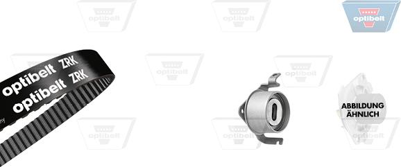 Optibelt KT 1286 W1 - Водяний насос + комплект зубчатого ременя autozip.com.ua