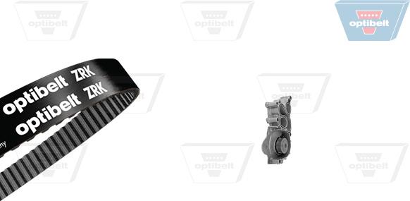 Optibelt KT 1731W1 - Водяний насос + комплект зубчатого ременя autozip.com.ua