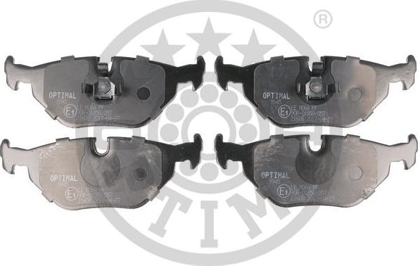 Optimal BP-09945 - Гальмівні колодки, дискові гальма autozip.com.ua