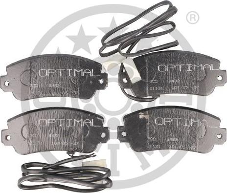 Optimal 9492 - Гальмівні колодки, дискові гальма autozip.com.ua