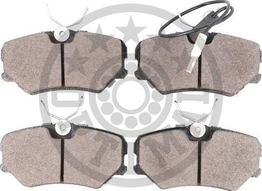 OPTIMAL BP-09539 - Гальмівні колодки, дискові гальма autozip.com.ua