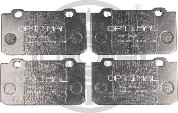 Optimal 9521 - Гальмівні колодки, дискові гальма autozip.com.ua