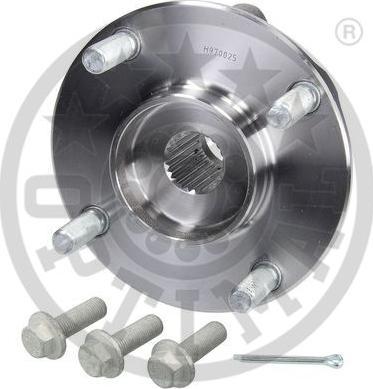OPTIMAL 961207 - Комплект підшипника маточини колеса autozip.com.ua