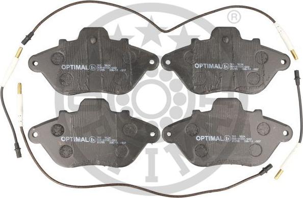 Optimal 9624 - Гальмівні колодки, дискові гальма autozip.com.ua