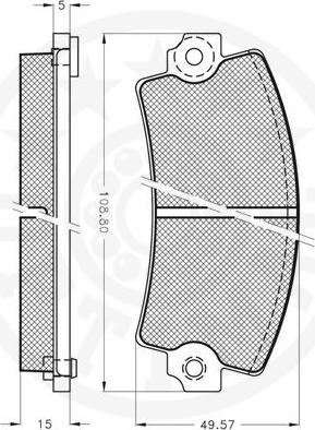 Optimal 9142VA - Гальмівні колодки, дискові гальма autozip.com.ua