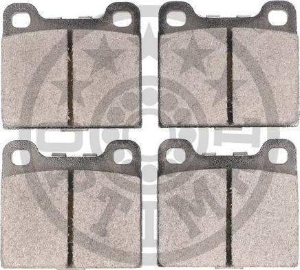 OPTIMAL BP-09154 - Гальмівні колодки, дискові гальма autozip.com.ua