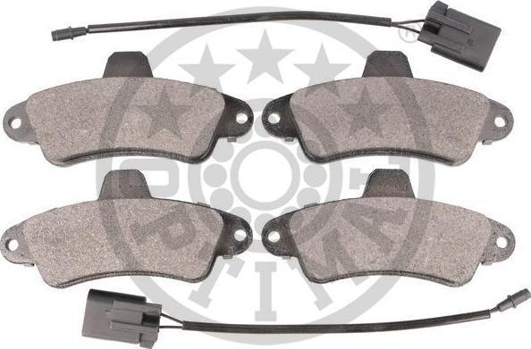 OPTIMAL BP-09840 - Гальмівні колодки, дискові гальма autozip.com.ua
