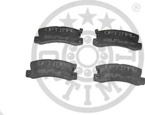 OPTIMAL 9807 - Гальмівні колодки, дискові гальма autozip.com.ua