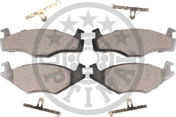 OPTIMAL BP-09362 - Гальмівні колодки, дискові гальма autozip.com.ua
