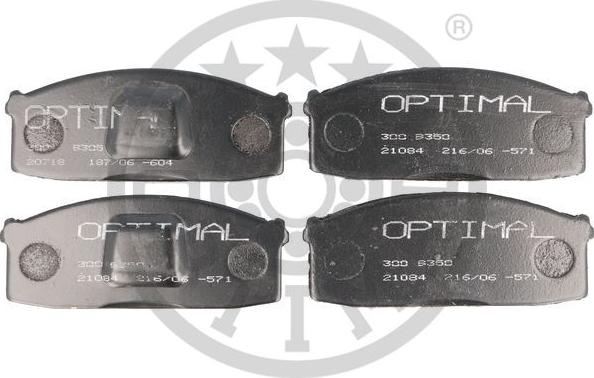 Optimal 9305 - Гальмівні колодки, дискові гальма autozip.com.ua