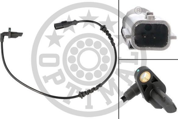 OPTIMAL 06-S721 - Датчик ABS, частота обертання колеса autozip.com.ua