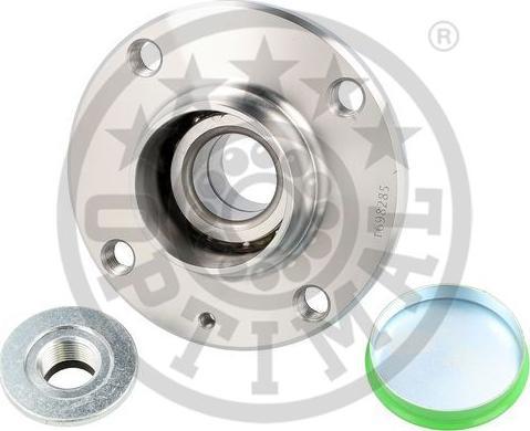 OPTIMAL 102158 - Комплект підшипника маточини колеса autozip.com.ua