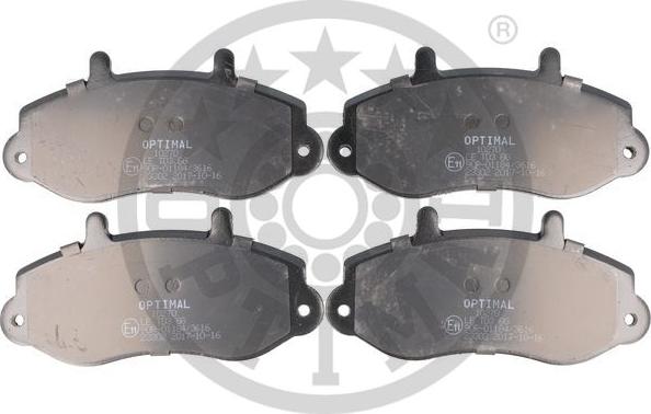 Optimal BP-10270 - Гальмівні колодки, дискові гальма autozip.com.ua