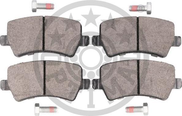OPTIMAL BP-12401 - Гальмівні колодки, дискові гальма autozip.com.ua