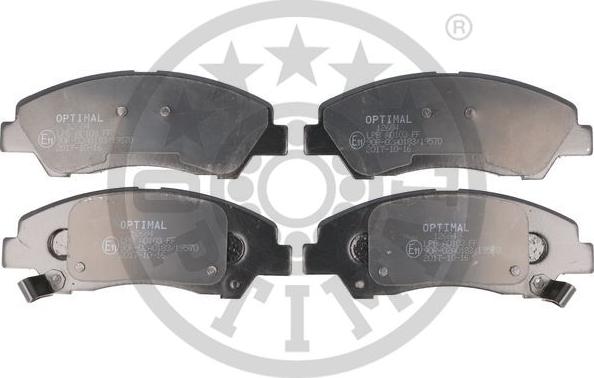 Optimal BP-12684 - Гальмівні колодки, дискові гальма autozip.com.ua