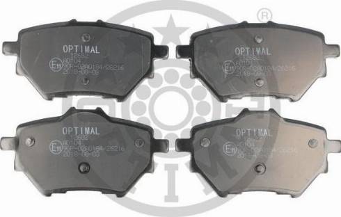 Optimal BP-12682 - Гальмівні колодки, дискові гальма autozip.com.ua