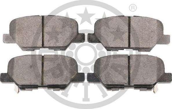 OPTIMAL BP-12675 - Гальмівні колодки, дискові гальма autozip.com.ua