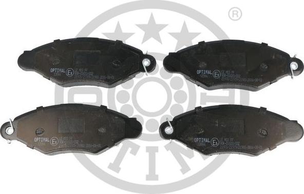 Optimal BP-12066 - Гальмівні колодки, дискові гальма autozip.com.ua