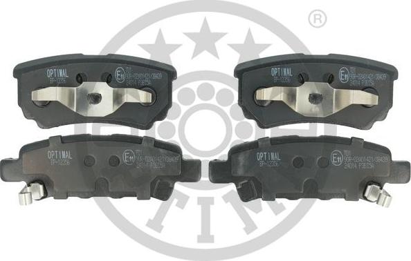 Optimal BP-12356 - Гальмівні колодки, дискові гальма autozip.com.ua