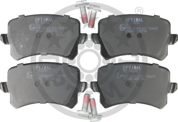 Optimal BP-12334 - Гальмівні колодки, дискові гальма autozip.com.ua