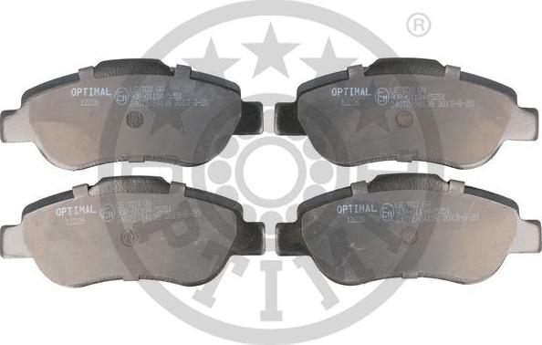 Optimal BP-12226 - Гальмівні колодки, дискові гальма autozip.com.ua