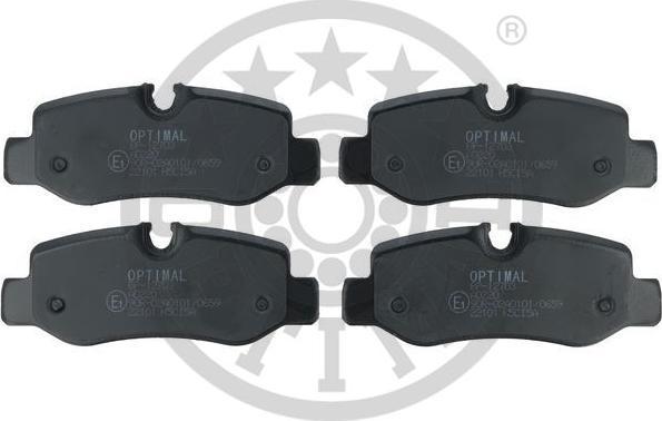 OPTIMAL BP-12703 - Гальмівні колодки, дискові гальма autozip.com.ua