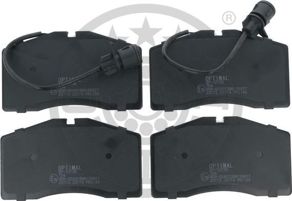 Optimal BP-12736 - Гальмівні колодки, дискові гальма autozip.com.ua