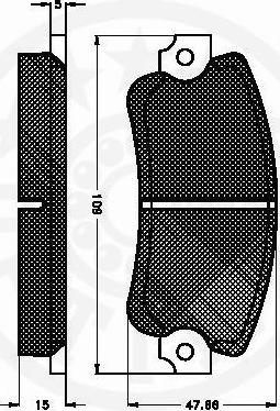 Optimal 3502 - Гальмівні колодки, дискові гальма autozip.com.ua