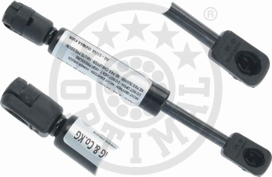 OPTIMAL AG-51764 - Газова пружина, кришка багажник autozip.com.ua