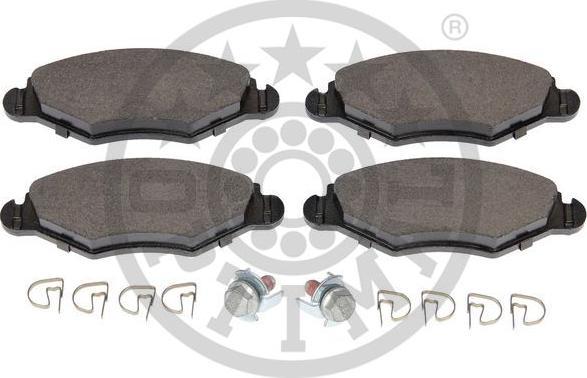 OPTIMAL BP-64320 - Гальмівні колодки, дискові гальма autozip.com.ua