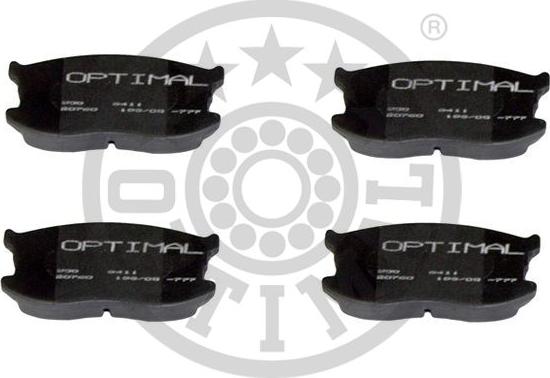 Optimal BP-09411 - Гальмівні колодки, дискові гальма autozip.com.ua