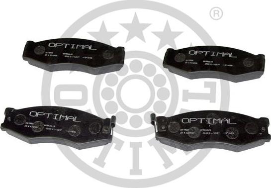 Optimal BP-09376 - Гальмівні колодки, дискові гальма autozip.com.ua