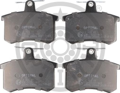 Optimal BP-09272 - Гальмівні колодки, дискові гальма autozip.com.ua