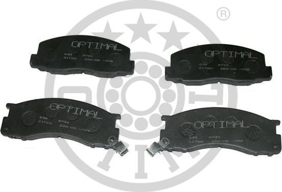 Optimal BP-09734 - Гальмівні колодки, дискові гальма autozip.com.ua