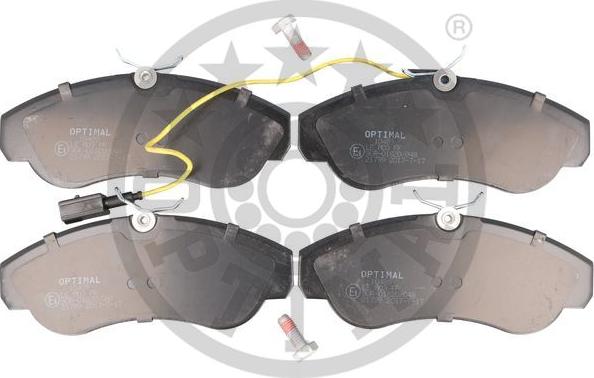 Optimal BP-10489 - Гальмівні колодки, дискові гальма autozip.com.ua