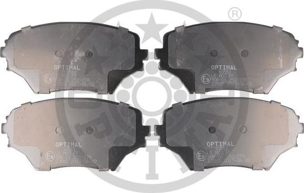 Optimal BP-10551 - Гальмівні колодки, дискові гальма autozip.com.ua