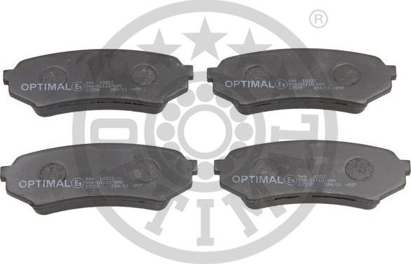 Optimal BP-10333 - Гальмівні колодки, дискові гальма autozip.com.ua