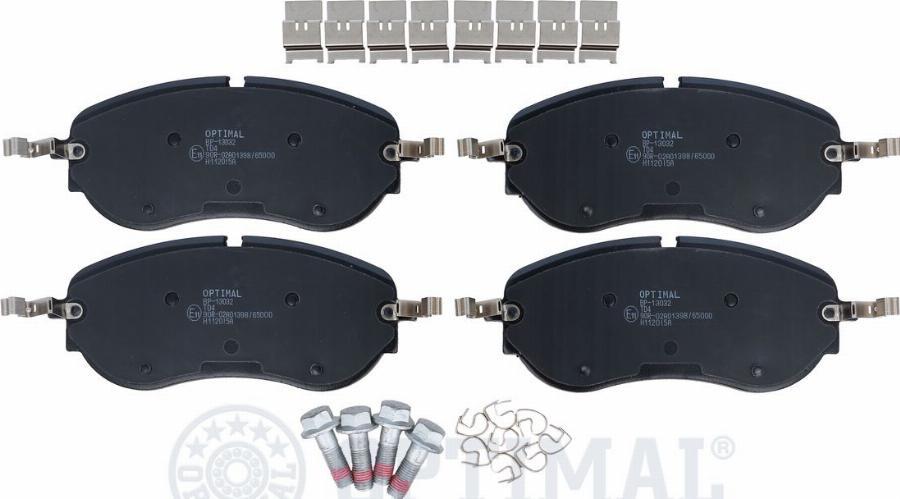 OPTIMAL BP-13032 - Гальмівні колодки, дискові гальма autozip.com.ua
