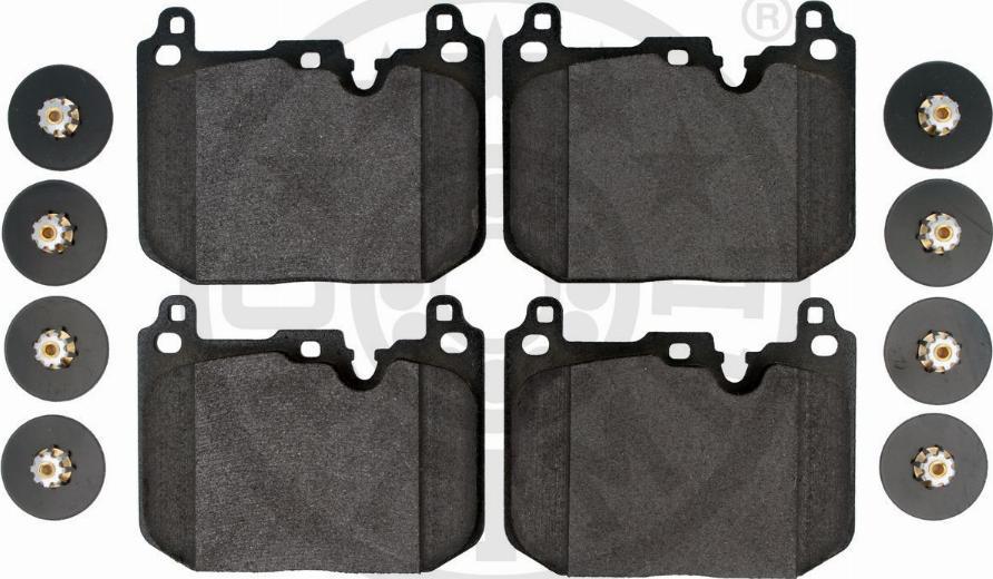 OPTIMAL BP-12907 - Гальмівні колодки, дискові гальма autozip.com.ua