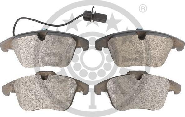 OPTIMAL BP-12452 - Гальмівні колодки, дискові гальма autozip.com.ua