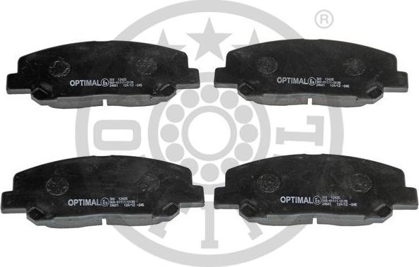 Optimal BP-12425 - Гальмівні колодки, дискові гальма autozip.com.ua