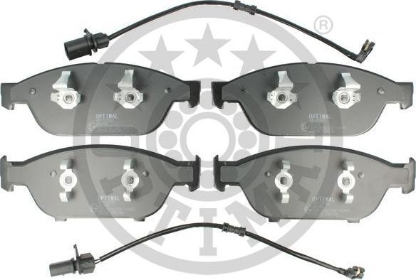 OPTIMAL BP-12552 - Гальмівні колодки, дискові гальма autozip.com.ua