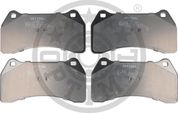 Optimal BP-12520 - Гальмівні колодки, дискові гальма autozip.com.ua
