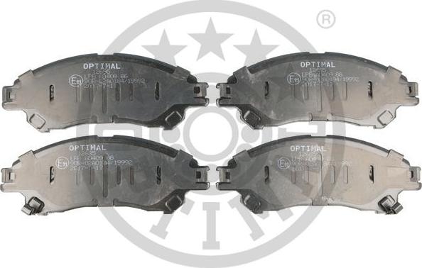 Optimal BP-12685 - Гальмівні колодки, дискові гальма autozip.com.ua